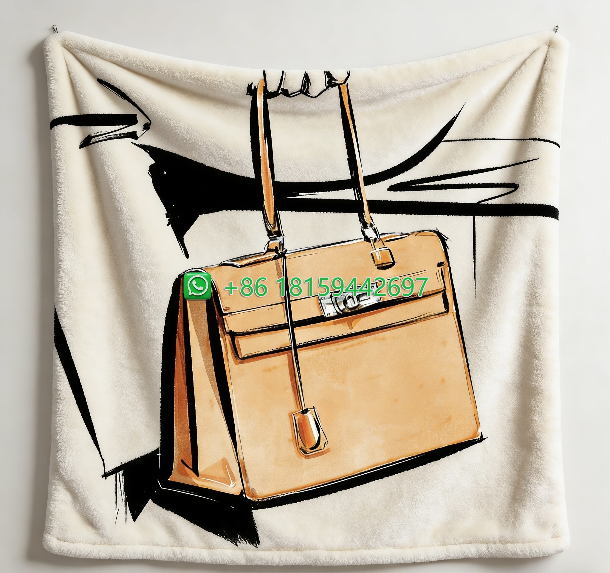 Hermes Throw Blankets